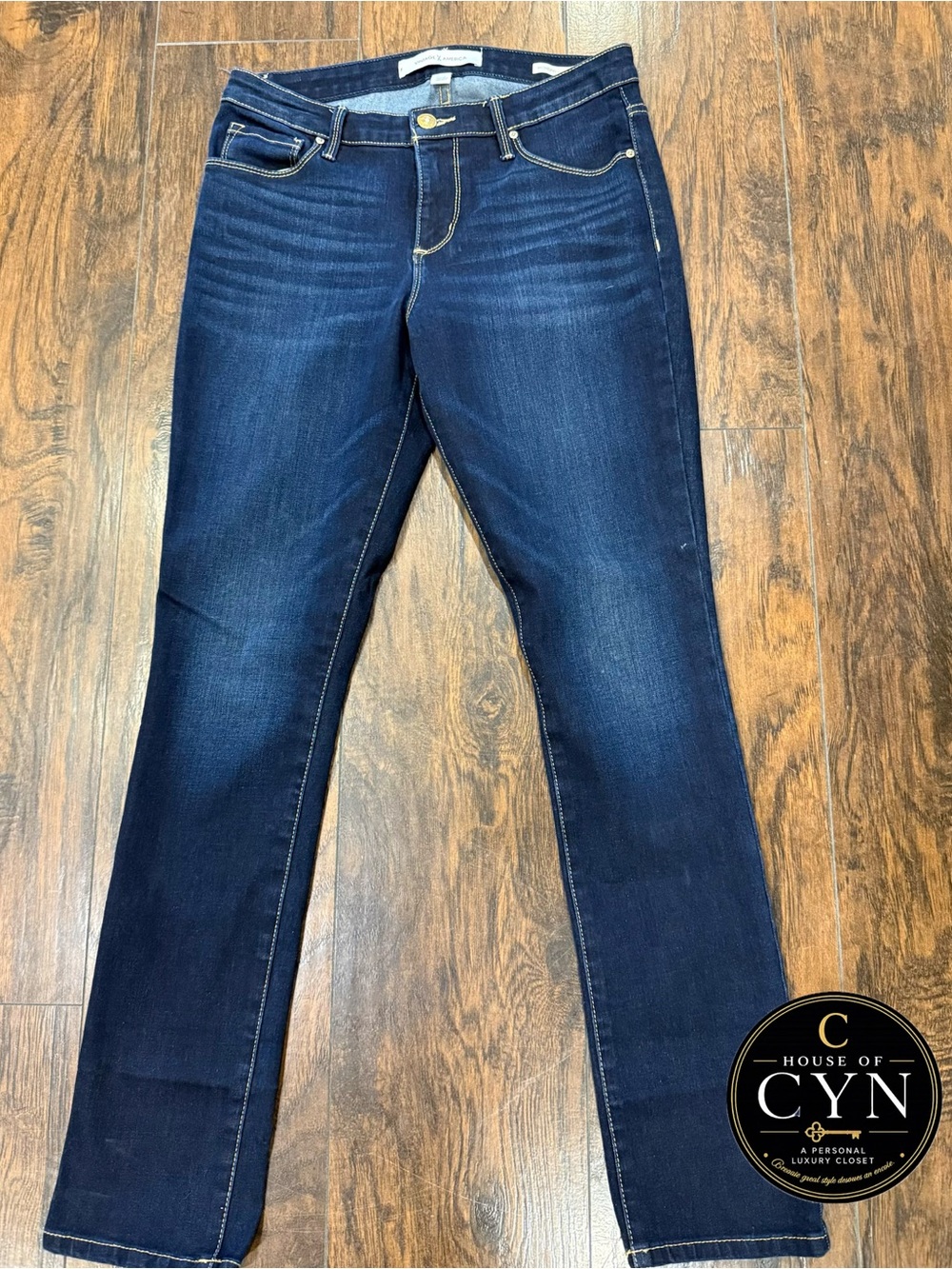 Vintage X America Straight Leg Jeans in Dark Indigo
